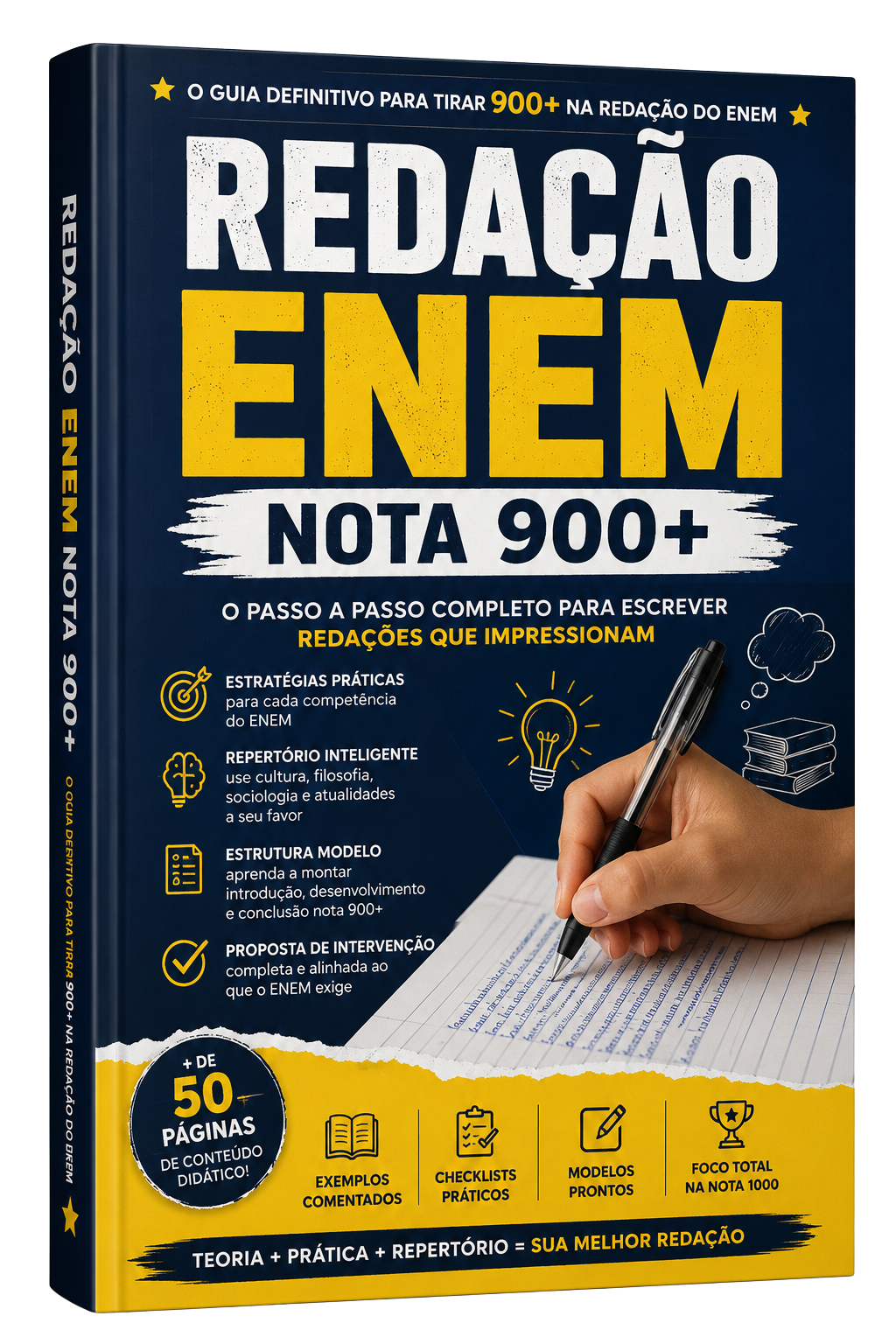 Redação ENEM 900+ — Guia Prático + Kit de Treino